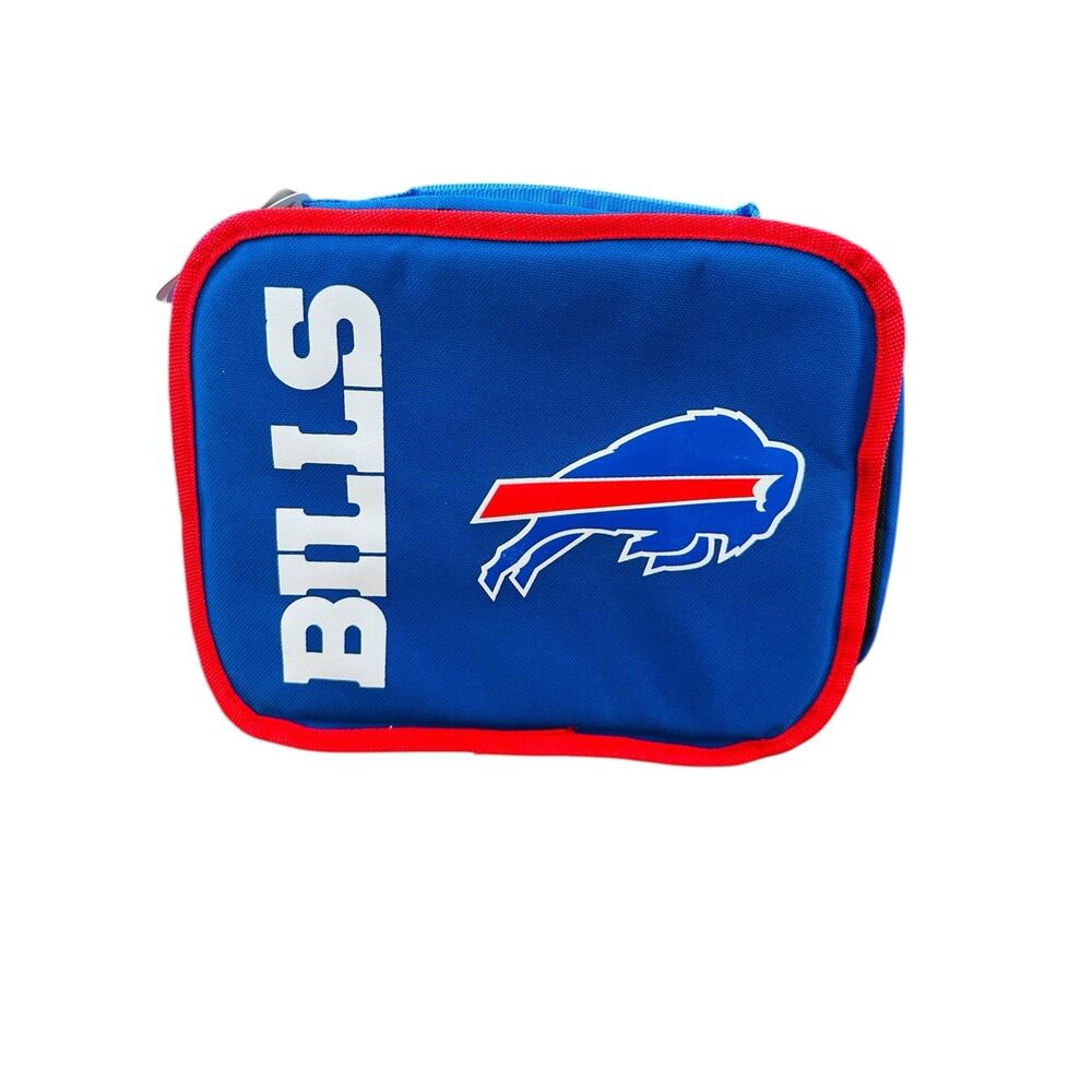 Buffalo Bills NFL Gameday Lunch Bag Cooler Lunchbox Red And Blue
